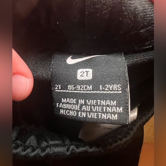 Nike Kids Black and Gray Joggers Size 2t - Picture 3 of 3